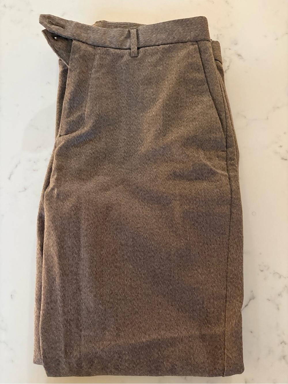 Men's Brown Dress Pants - Tailored Fit